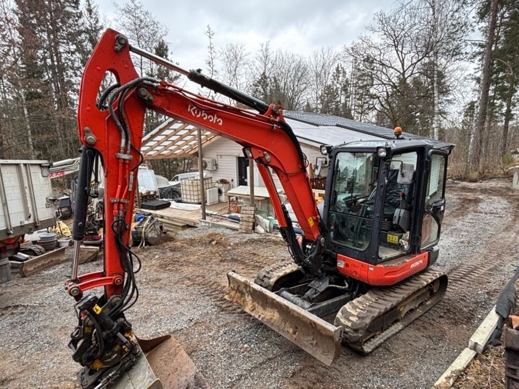 Kubota KX057-4 Engcon Rotortilt – billede 1